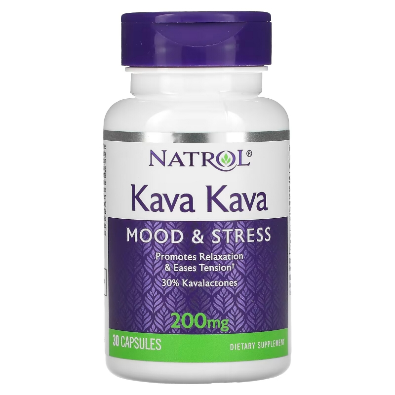 Natrol, Kava Kava, 200 mg, 30 Capsules