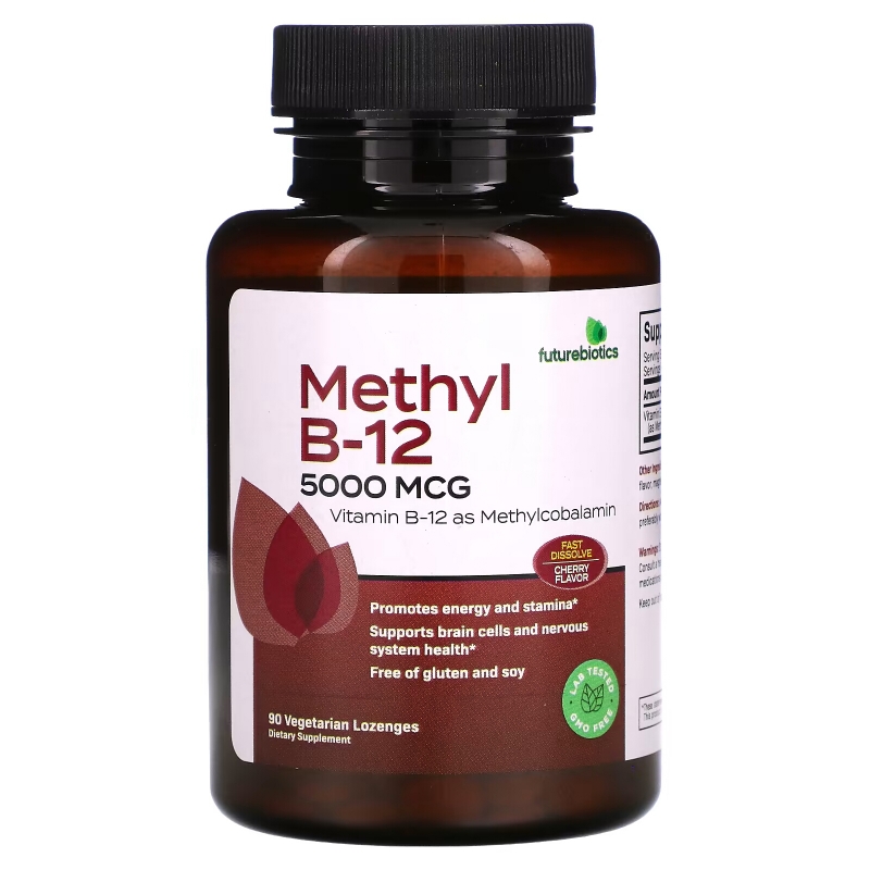 Futurebiotics, Methyl B-12, Cherry, 5,000 mcg, 90 Vegetarian Lozenges