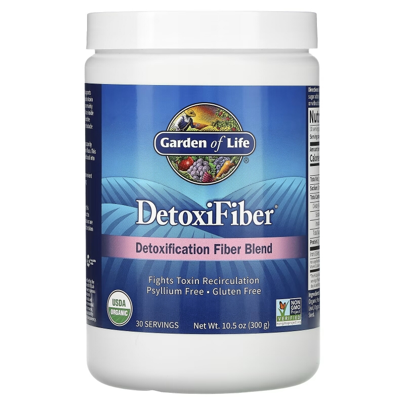 Garden of Life DetoxiFiber Специальная очищающая смесь с клетчаткой 300 г