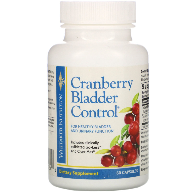 Dr. Whitaker, Cranberry Bladder Control, 60 Capsules