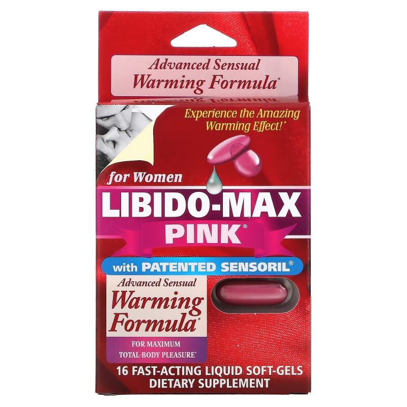 Applied Nutrition, Libido-Max Pink, For Women, 16 Fast-Acting Liquid Soft-Gels