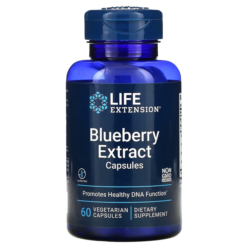 Life Extension, Blueberry Extract Capsules, 60 Vegetarian Capsules