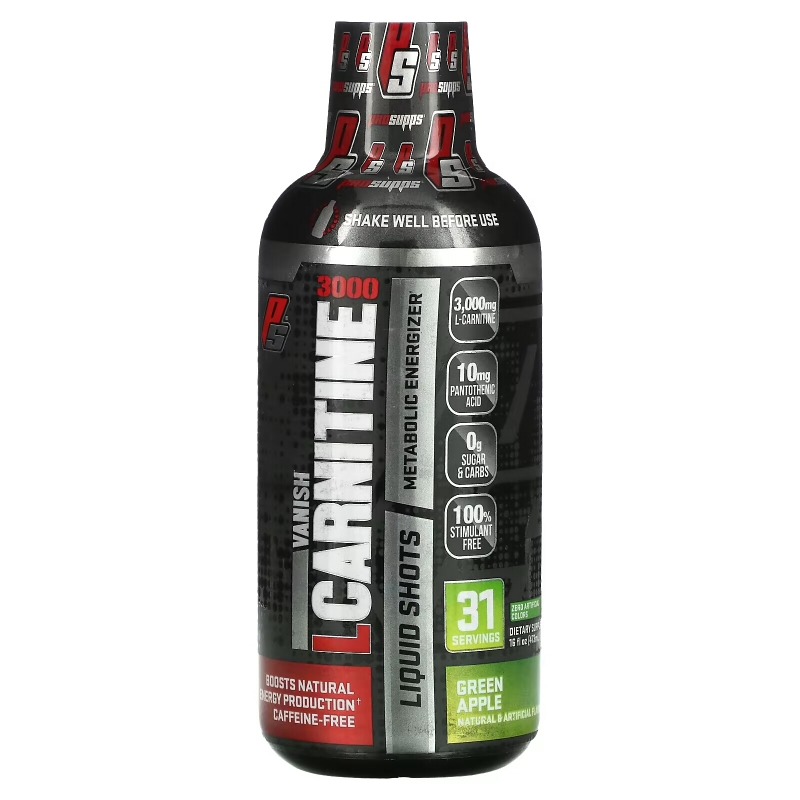 ProSupps, L-Carnitine 3000, Green Apple, 16 fl oz (473 ml)