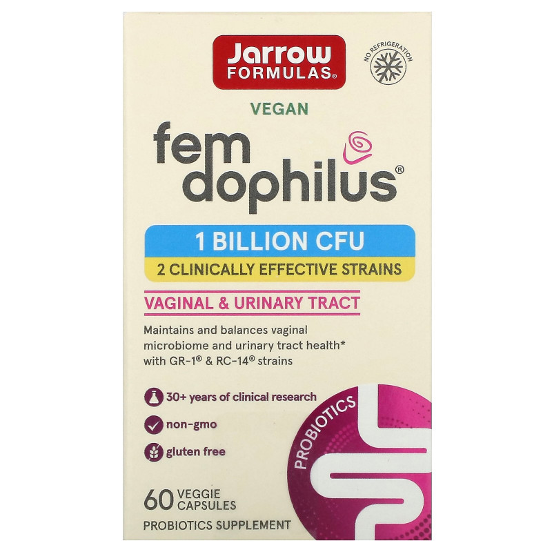 Jarrow Formulas, Women's Fem Dophilus, 60 Veggie Caps