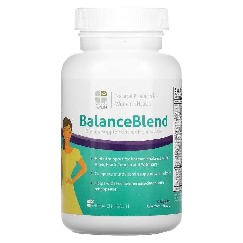 Fairhaven Health, Balance Blend For Menopause, 90 капсул