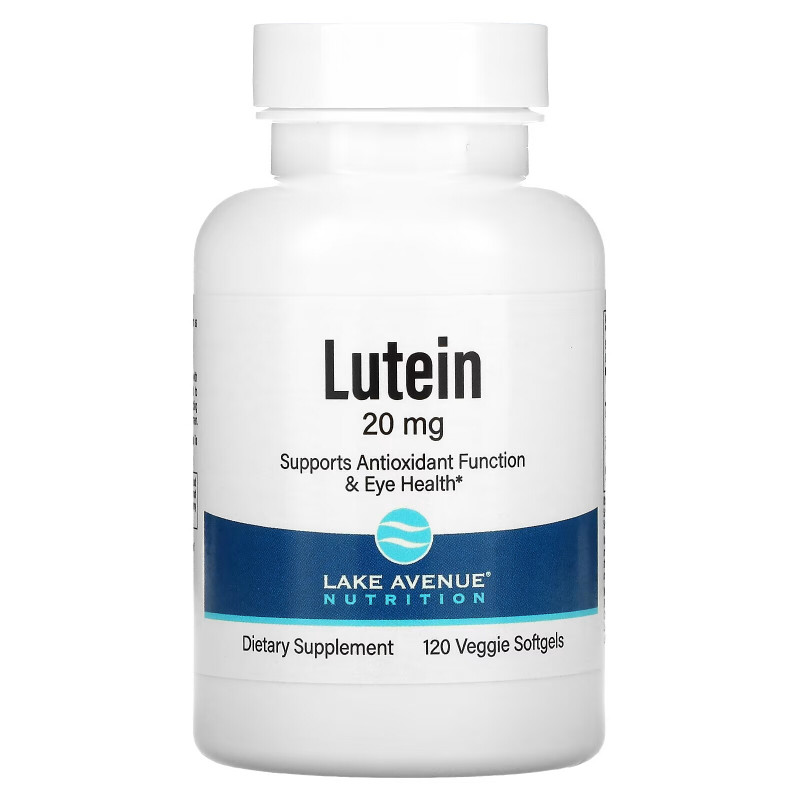 Lake Avenue Nutrition, Lutein, 20 mg, 120 Veggie Softgels