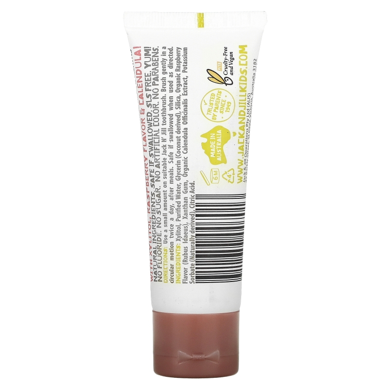 Jack n' Jill Natural Toothpaste Raspberry 1.76 oz (50 g)